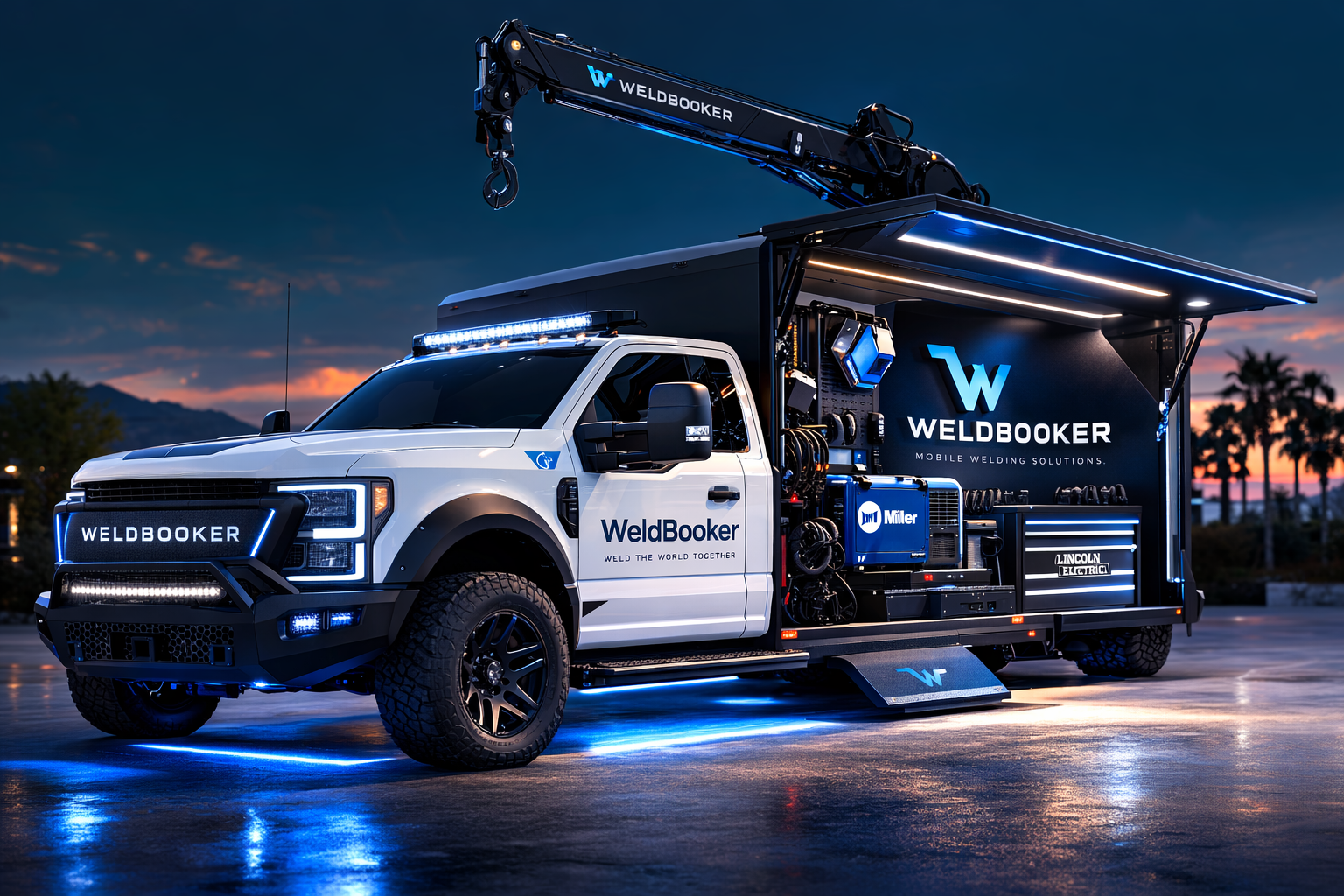 WeldBooker welding truck giveaway